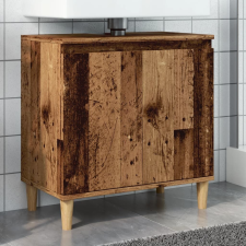 vidaXL antik fa színű szerelt fa mosdószekrény 58x33x60 cm fürdőszoba bútor
