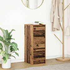 vidaXL antik fa színű szerelt fa tálalószekrény 29,5x34x76 cm bútor