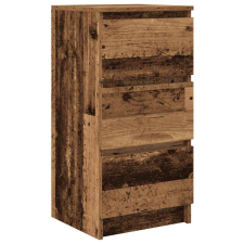 vidaXL antik fa színű szerelt fa tálalószekrény 37,5x35x76 cm (861731) bútor