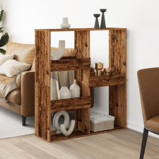 vidaXL antik fa színű szerelt fa térelválasztó 100 x 33 x 115 cm bútor