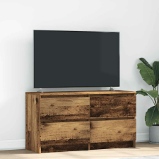 vidaXL antik fa színű szerelt fa TV-szekrény 100x35x54 cm bútor
