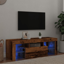 vidaXL antik fa színű szerelt fa TV-szekrény LED-ekkel 120x36,5x40 cm bútor