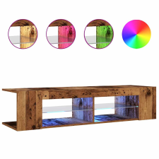 vidaXL antik fa színű szerelt fa TV-szekrény LED-ekkel 135x39x30 cm (856323) bútor