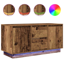 vidaXL antik fa színű TV-szekrény LED-lámpákkal 100x41x50 cm (861416) bútor