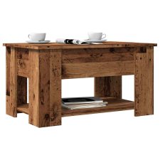 vidaXL antik fás szerelt fa dohányzóasztal 79 x 49 x 41 cm bútor