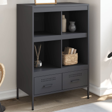 vidaXL antracit hidegen hengerelt acél magasszekrény 68x39x101,5 cm bútor
