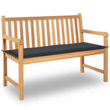 vidaXL antracit színű kerti pad párna 120 x 50 3 cm lakástextília