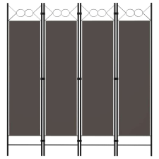vidaXL antracitszürke 4 paneles paraván 160 x 180 cm bútor