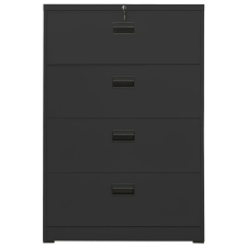 vidaXL antracitszürke acél irattartó szekrény 90 x 46 x 134 cm (336297) bútor