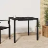 vidaXL antracitszürke acél kerti asztal 80 x 80 x 72 cm