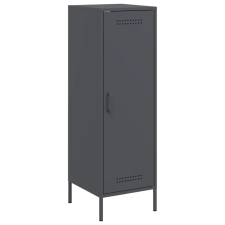 vidaXL antracitszürke acél magasszekrény 36 x 39 x 113 cm bútor