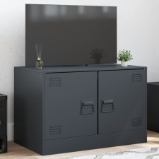 vidaXL antracitszürke acél TV-szekrény 67 x 39 x 44 cm bútor