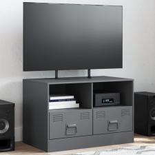 vidaXL antracitszürke acél TV-szekrény 67 x 39 x 44 cm bútor