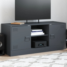 vidaXL antracitszürke acél TV-szekrény 99 x 39 x 44 cm bútor
