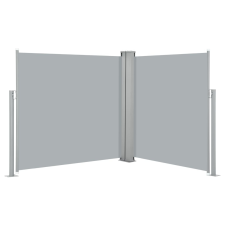 vidaXL antracitszürke behúzható oldalsó napellenző 100 x 600 cm kerti bútor