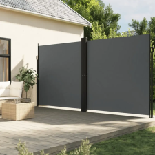 vidaXL antracitszürke behúzható oldalsó napellenző 220 x 600 cm kerti bútor