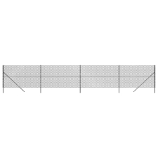 vidaXL antracitszürke drótkerítés 1,8 x 10 m (153957) építőanyag