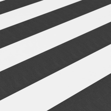 vidaXL antracitszürke-fehér oxford-szövet erkélyparaván 120 x 500 cm (134886) kerti bútor