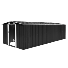 vidaXL antracitszürke fém kerti fészer 257 x 597 x 178 cm kerti tárolás