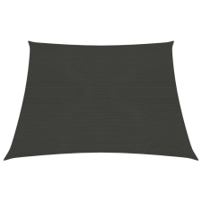vidaXL antracitszürke HDPE napvitorla 160 g/m² 3/4 x 3 m kerti bútor