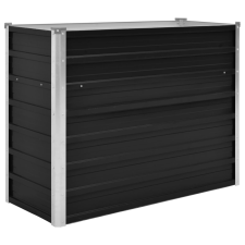 vidaXL antracitszürke horganyzott acél kerti magaságyás 100x40x77 cm (45732) kerti tárolás
