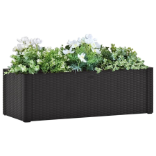 vidaXL antracitszürke kerti magaságyás öntözőrendszerrel 100x43x33cm kerti tárolás