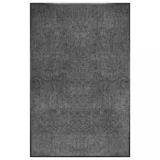 vidaXL Antracitszürke kimosható lábtörlő 120 x 180 cm lakástextília