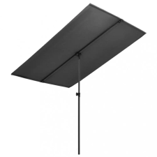 vidaXL antracitszürke kültéri napernyő alumíniumrúddal 180 x 130 cm kerti bútor