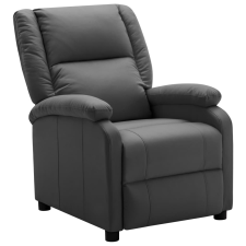 vidaXL antracitszürke műbőr dönthető fotel bútor