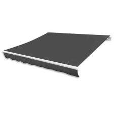 vidaXL antracitszürke napellenző ponyva 300 x 250 cm kerti bútor