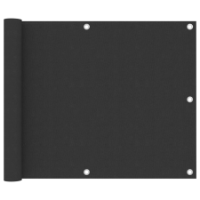vidaXL antracitszürke oxford-szövet erkélyparaván 75 x 300 cm kerti bútor
