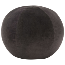 vidaXL Antracitszürke pamutbársony puff 50 x 35 cm bútor