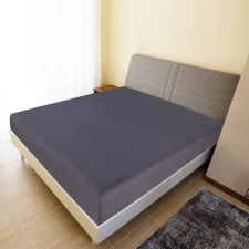 vidaXL antracitszürke pamutdzsörzé gumis lepedő 90x200 cm lakástextília