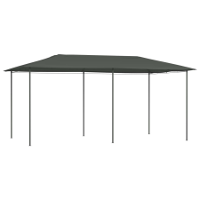 vidaXL antracitszürke pavilon 3 x 6 x 2,6 m 160 g/m² kerti bútor