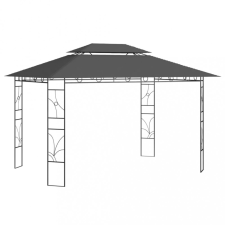 vidaXL Antracitszürke pavilon 4 x 3 x 2,7 m 160 g/m² kerti bútor