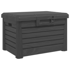 vidaXL antracitszürke polipropilén kültéri párnatartó 73x50,5x46,5 cm (366600) kerti tárolás