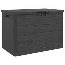 vidaXL antracitszürke polipropilén kültéri párnatartó 77,5x44,5x53 cm (366602) kerti tárolás