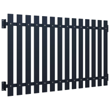 vidaXL antracitszürke porszórt acél kerítéspanel 170,5 x 75 cm (146475) építőanyag