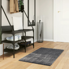 vidaXL antracitszürke rövid szálú puha és mosható szőnyeg 60 x 110 cm lakástextília