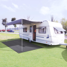 vidaXL Antracitszürke sátorszőnyeg 250 x 200 cm kemping felszerelés