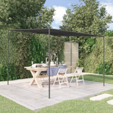 vidaXL antracitszürke szövet és acél pavilon 3x3 m 180 g/m² kerti bútor