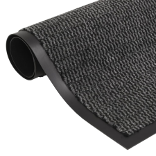 vidaXL antracitszürke tűzött lábtörlő 60 x 150 cm lakástextília