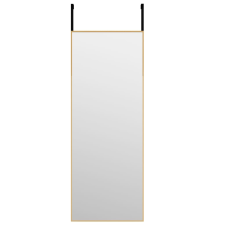 vidaXL arany üveg és alumínium ajtótükör 30 x 80 cm (327413) bútor