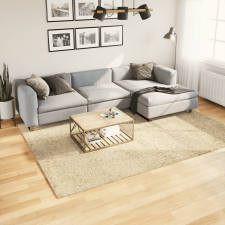 vidaXL aranyszínű hosszú szálú bozontos modern szőnyeg 200 x 280 cm lakástextília