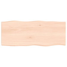 vidaXL asztallap 100x40x2 cm kezeletlen tömörfa tölgyfa élőszegélyes (363881) bútor
