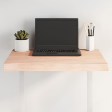 vidaXL asztallap 60x60x(2-4) cm kezeletlen tömör fa élőszegélyes bútor