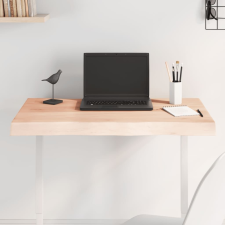 vidaXL asztallap 80x60x(2-6) cm kezeletlen tömör fa élőszegélyes bútor