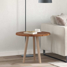 vidaXL Asztallap Egyéb sötétbarna Ø 60 x 2.5 cm Masszív tölgyfa bútor