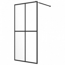 vidaXL Átlátszó edzett üveg zuhanyfal 140 x 195 cm kád, zuhanykabin