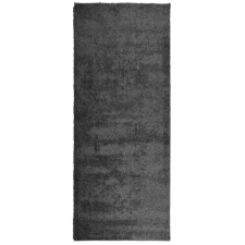 vidaXL atracitszürke hosszú szálú bozontos modern szőnyeg 80x200 cm (375186) lakástextília